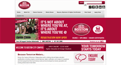 Desktop Screenshot of boston.co.za