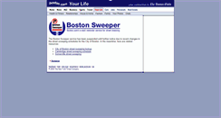 Desktop Screenshot of bostonsweeper.boston.com