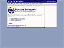 Tablet Screenshot of bostonsweeper.boston.com