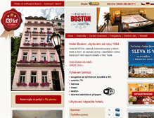 Tablet Screenshot of boston.cz