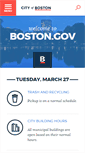 Mobile Screenshot of boston.gov