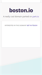Mobile Screenshot of boston.io